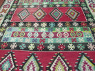 7' X 9' Vintage Turkish Kilim Handmade Flat Weave Wool Rug Veg Dye Nice - Jewel Rugs