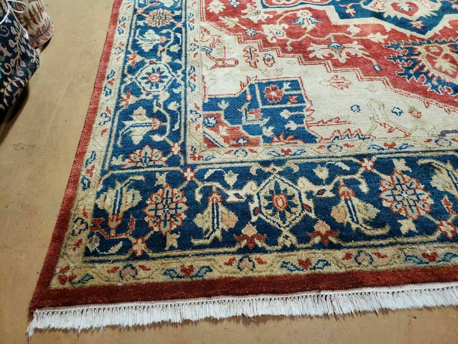 8' X 10' Vintage Handmade Turkish Wool Rug Nice - Jewel Rugs