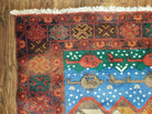 3' 2" X 6" Handmade Afghan Balouch Tribal Wool War Rug Tank Helicopter Tree Wow - Jewel Rugs