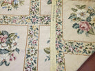 9' X 12' Handmade French Aubusson Savonnerie Garden Design Needlepoint Rug Nice - Jewel Rugs