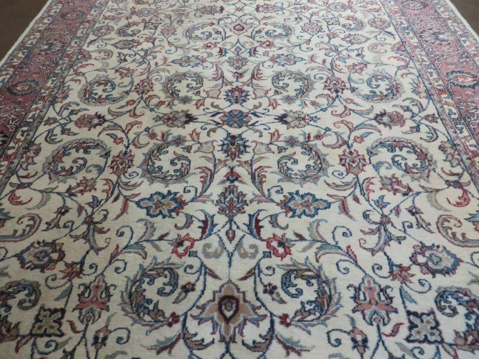 5' X 9' Vintage Fine Handmade Floral Oriental India Wool Rug Carpet Nice - Jewel Rugs