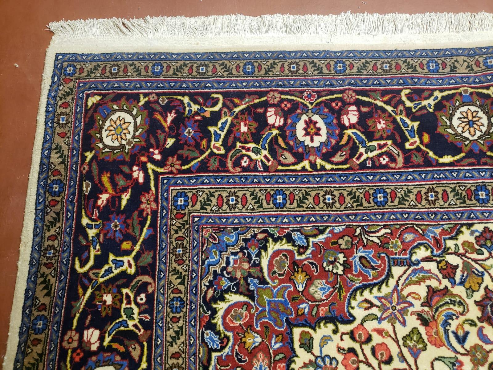 6x10 Fine Oriental Carpet - 6 x 10 Persian Rug - Turkish Hand Knotted Wool Area Rug - Antique Rug - Medallion Rug - Traditional Floral Rug - Jewel Rugs