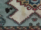 4' X 7' Vintage Handmade Knotted Rug India Caucasian Wool Soft Green Organic - Jewel Rugs