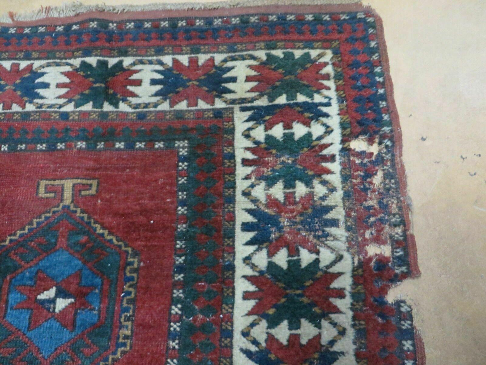 5' X 8' Antique Handmade Caucasian Kazak Shirvan Armanian Wool Rug Dated Nice - Jewel Rugs