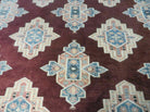 8' X 10' Vintage Handmade Bokhara Turkoman Pakistan Wool Rug Carpet Nice - Jewel Rugs