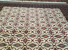 9' 5" X 12' Vintage Handmade Bokhara Turkoman Yamud Pakistan Wool Rug - Jewel Rugs