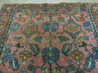 3' X 6' Antique Handmade Turkish Wool Rug Veg Dyes Red Low Pile - Jewel Rugs