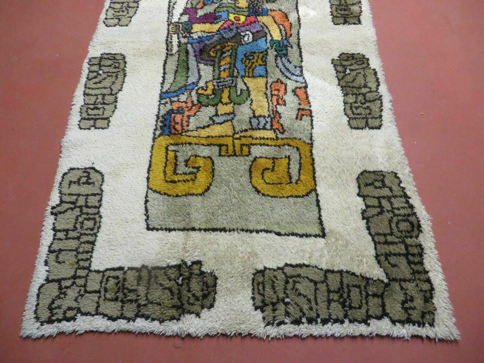 4' X 7' Vintage Handmade Knotted Tribal Nomadic Shag Wool Rug Carpet Prince - Jewel Rugs