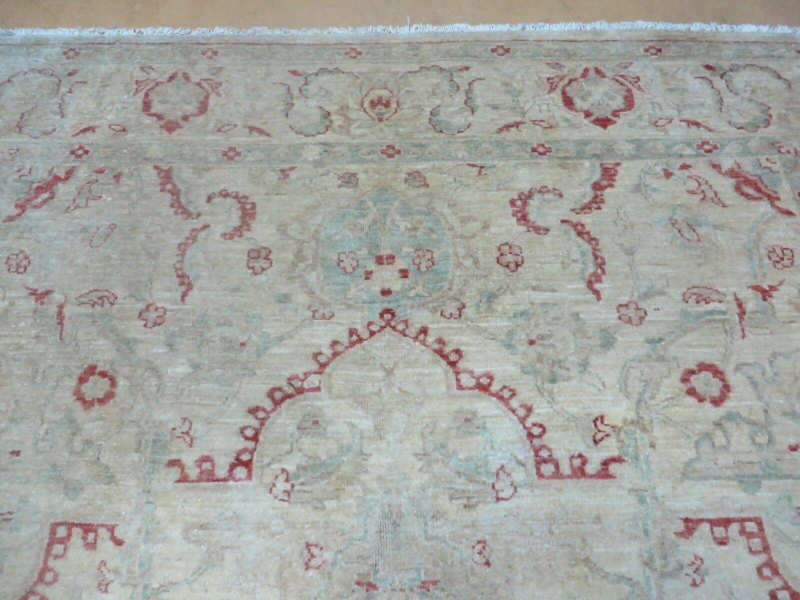 6' X 9' Handmade Turkish Oushak Floral Wool On Cotton Rug Nice - Jewel Rugs