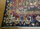 9' X 12' Vintage Handmade India Oriental Wool Rug Pictorial Archaeological Wow - Jewel Rugs