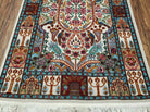 3' 3 X 5' Vintage Handmade India Kashmir Rug Birds Tree Of Life Vegy Dyes Nice - Jewel Rugs