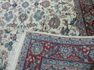 6' X 9' Vintage Handmade Fine Chinese Floral Oriental Wool Rug Carpet Beige - Jewel Rugs