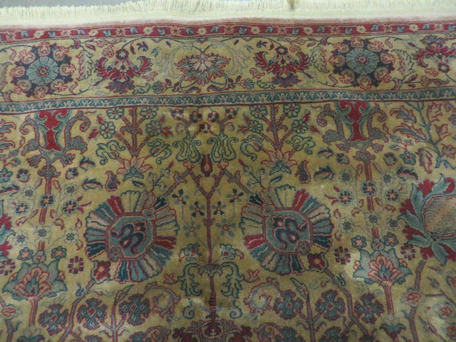 5' 6" X 8' 6" Karastan 650/103 Agra Ivory Wool Rug Belgium Rubaiyat Nice #816 - Jewel Rugs