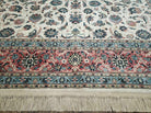 8' 8" X 12' Karastan Ivory Rose Kashann # 768 Wool Rug American Made Nice - Jewel Rugs