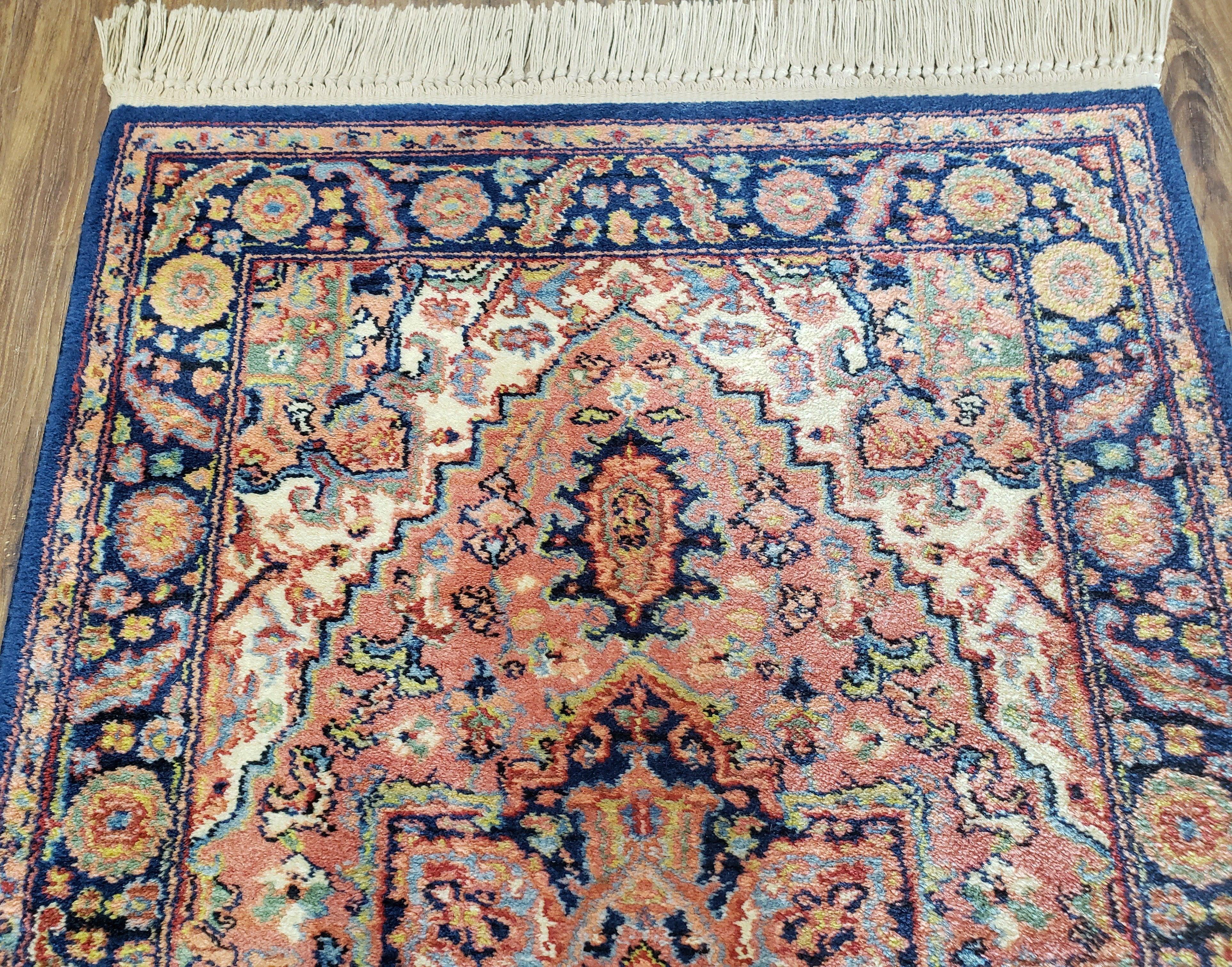 Small Karastan Rug 2.10 x 5, Karastan Heriz #726, Hard to Find Discontinued Original 700 Series, Wool Vintage Heriz Carpet 3x5, Medallion - Jewel Rugs