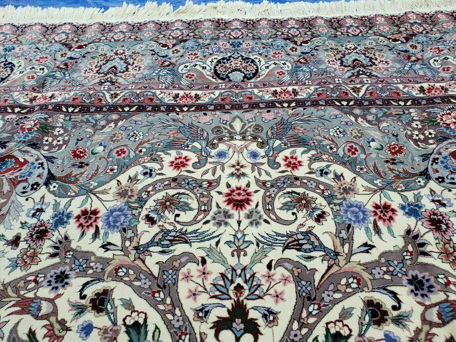 10' X 14' Vintage Handmade Chinese Allover Oriental Wool Rug Silk Accent Carpet - Jewel Rugs