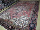 8' X 12' Vintage Handmade Indian Wool Rug Nice - Jewel Rugs