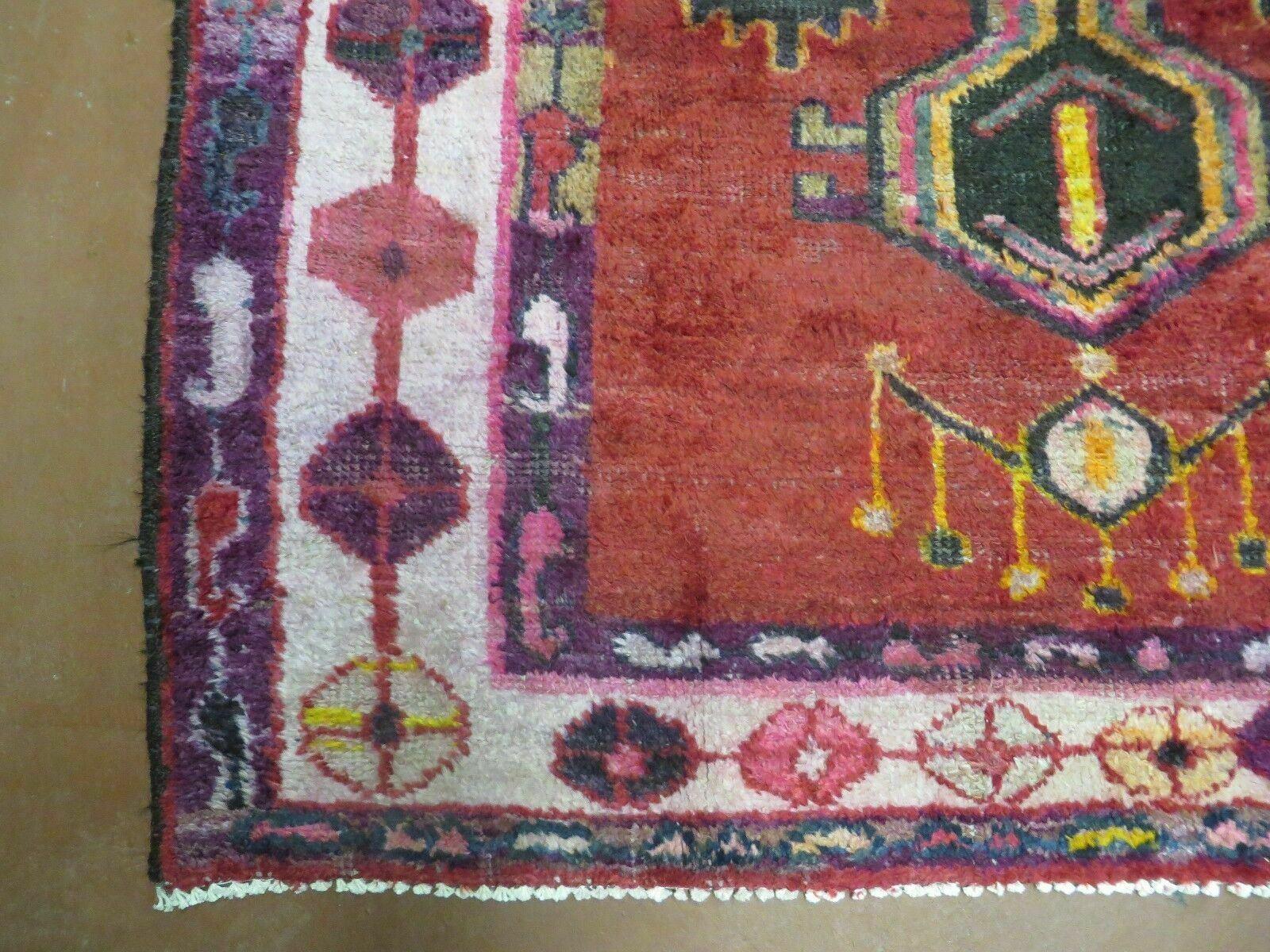 4' X 8' Antique Handmade Turkish Caucasian Kazak Design Wool Rug Veg Dyes Nice - Jewel Rugs