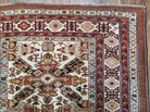 4' 6" X 6' 8" Antique Handmade Seychor Perpedil Caucasian Wool Rug Colorful - Jewel Rugs