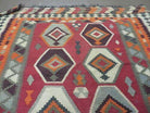 4' X 7' Vintage Turkish Kilim Hand Made Flat Weave Wool Rug Veg Dye Nice - Jewel Rugs