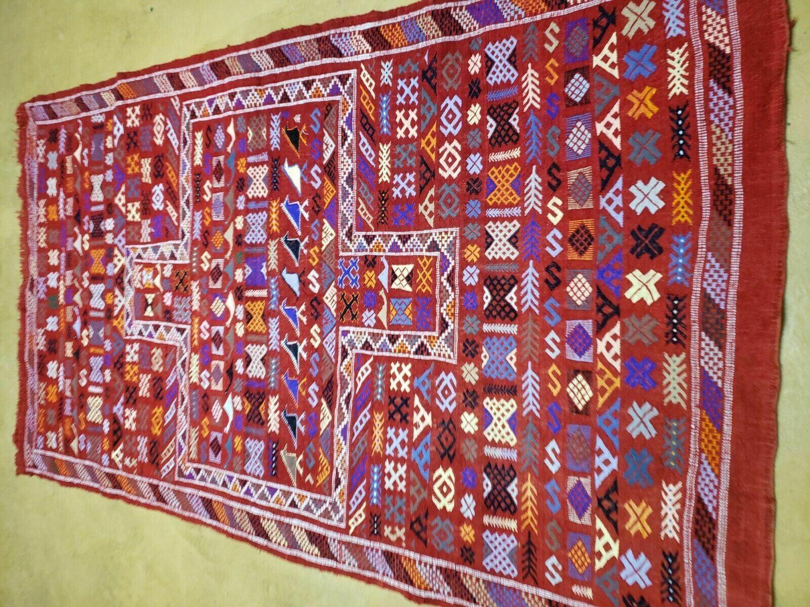 4' X 6' Handmade Indian Wool Kilim Flat weave Rug - Jewel Rugs