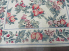 4' X 6' Handmade French Garden Aubusson Savonnerie Design Needlepoint Wool Rug - Jewel Rugs