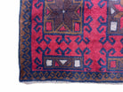 Baluch Rug 3x5 Baluchi Rug Afghani Rug Afghan Tribal Rug Handmade Afghan Rug Afghanistan Rug Red Blue Tribal Rug - Jewel Rugs