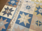 6' X 8' Scandinavian Kilim Flat Wool Rug Swedish Modern Contemporary Earth Color - Jewel Rugs