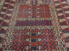 4' X 4' Antique Handmade Fine Tekkeh Turkoman Engsi Hatchli 4 Seasons Wool Rug - Jewel Rugs