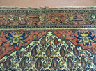 4' X 6' Antique Handmade Indian Allover Wool Rug Paisley Organic Dyes Beige - Jewel Rugs