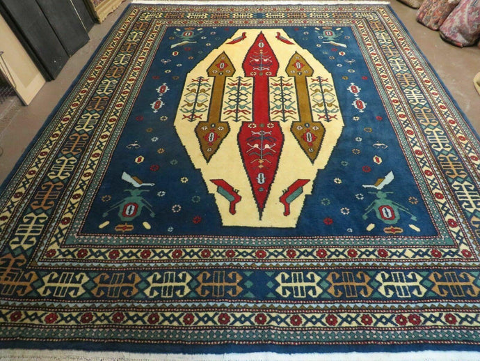 8' X 10' Vintage Handmade Turkish Caucasian Wool Rug Carpet Nice - Jewel Rugs