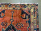 4' 3" X 8' 3" Antique Handmade Turkish Wool Rug # 121 - Jewel Rugs