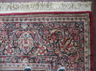 10'6" X 17' Antique Palace Size Handmade Persian Sarouk Floral Red Area Rug - Jewel Rugs