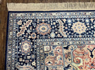 Karastan Rug 8.8 x 12 Blue Heriz #748, Wool Karastan Carpet, Discontinued Karastan Area Rug, Vintage Karastan Original Collection 700 Series - Jewel Rugs