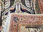 Tree of Life Rug, Kashmiri Rug, Hand-Knotted Rug, Wool Rug, Indian Rug, Unique Rug, 4x6 Rug, Pictorial Rug, Vintage Rug, Persian Rug - Jewel Rugs