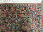 4' 6" X 5' 4" Handmade India Agra Floral Oriental Wool Rug Carpet Red Nice - Jewel Rugs