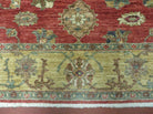 6.5' X 7' Vintage Handmade Egypt Agra Wool Rug Carpet Square Beauty - Jewel Rugs