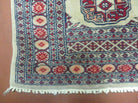 2' X 10' Vintage Handmade Bokhara Turkoman Pakistani Wool Runner Rug Narrow Nice - Jewel Rugs