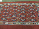 45" X 32" Antique Handmade Bokhara Turkoman Yomud Chuval Wool Rug Soumak NICE - Jewel Rugs