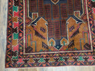 4x6 Handmade Balouch War Afghan Tribal Rug Organic Dyes Colorful 3' 3" x 6' - Jewel Rugs