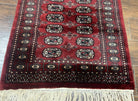 Turkoman Runner Long Wool Rug 2' 8" x 19' 8" Vintage Runner Rug, Hallway Rug, Bokhara Runner, Red Turkmen Rug, Wool Bukhara Runner 19ft 20ft - Jewel Rugs