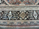 9' X 12' Antique Handmade Indian Agra Wool Rug Carpet Vegetable Dyes # 720 - Jewel Rugs