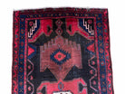 4x10 Antique Runner Handmade Wool Tribal Rug Geometric Organic Dyes Black Red - Jewel Rugs