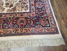 Karastan Rug 8'8" x 12', Ivory Sarouk #760, Original Karastan Carpet 700 Series, Wool Karastan Area Rug, USA Made, Large Karastan w/ Label - Jewel Rugs