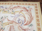 Aubusson Savonnerie Rug 9x12, European Design Elegant Aubusson Carpet, Handmade Hand Woven Floral Flatweave Chinese Aubusson Wool Area Rug - Jewel Rugs