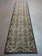 2' X 7'5" Vintage Machine Made Turkish Turkey Rug Runner Leopard Legend Black - Jewel Rugs