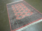 4' X 6' Handmade Turkoman Pakistan Tribal Wool Rug Fine Weave Coral Nice # 839 - Jewel Rugs