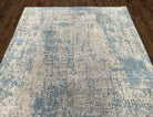 Modern Tibetan Rug 5x8 ft Light Blue and Gray Carpet, Contemporary Wool Rug, Handmade Nepali Rug, Raised Pattern, Tibet Area Rug, Nepal Rug - Jewel Rugs