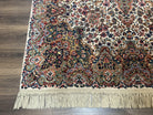 Karastan Floral Kirman Rug #742, Wool Karastan Carpet 5.9 x 9, Original Collection 700 Series, Vintage Discontinued Oriental Area Rug 6x9 - Jewel Rugs