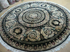 8' X 8' Vintage Handmade Chinese Savonnerie Versailles Pattern Wool Rug Carpet - Jewel Rugs